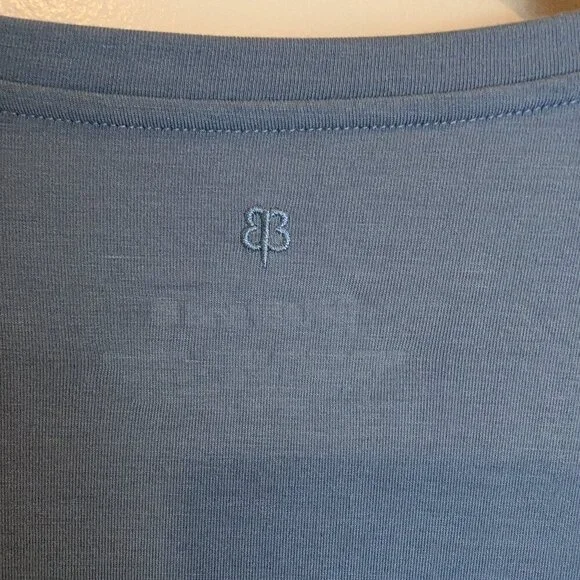 Betabrand Plus Size Knot Midi Dress in Blue, Sz 2X - Picture 6 of 6